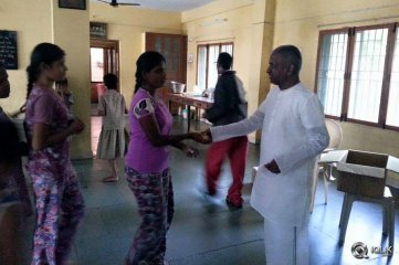 Celebs at Chennai Flood Relief Activities